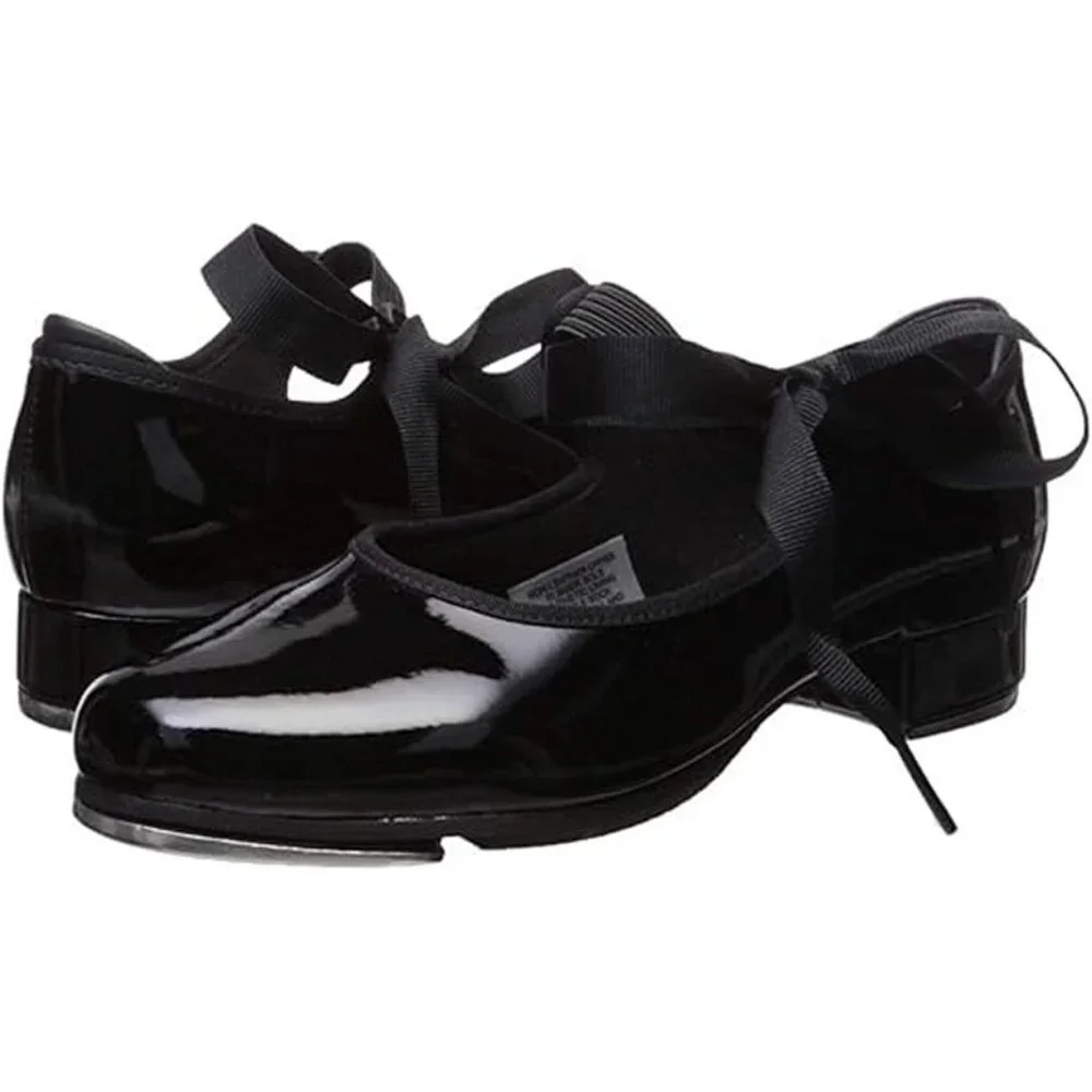 BLOCH Tap Shoe Sz 7.5 Faux Patent Leather, Dance Annie Tyette - Picture 3 of 7